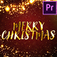 Sparkles Particles and Creative Christmas Opener - VideoHive Item for Sale