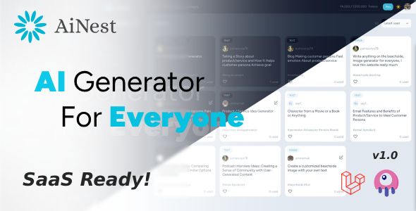 AiNest - AI Generator For Everyone