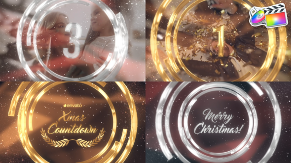 New Year And Christmas Countdown for FCPX