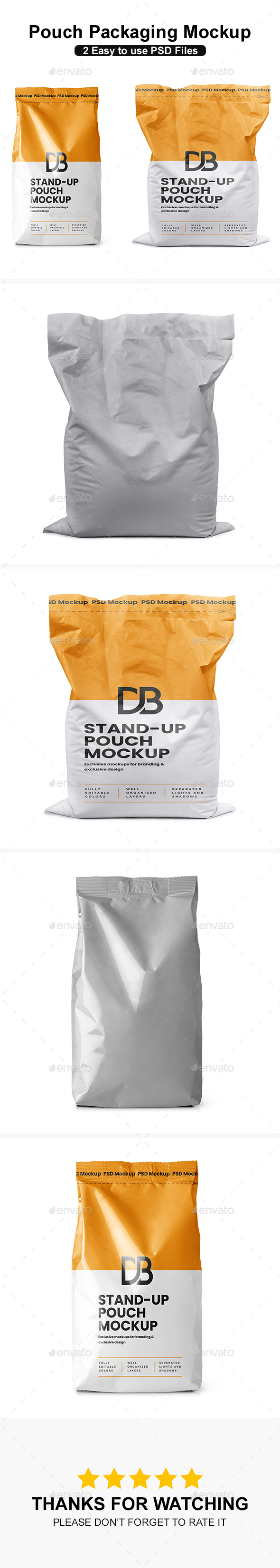 [DOWNLOAD]Stand-up Pouch Mockup