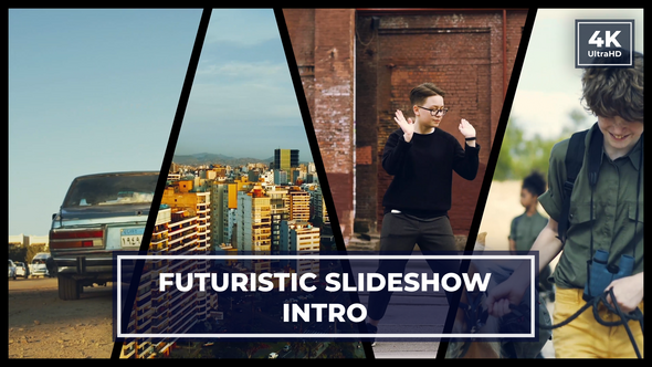 Futuristic Multiscreen Slideshow | Split Screen Opener
