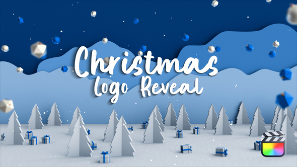 Christmas Snow Logo Reveal