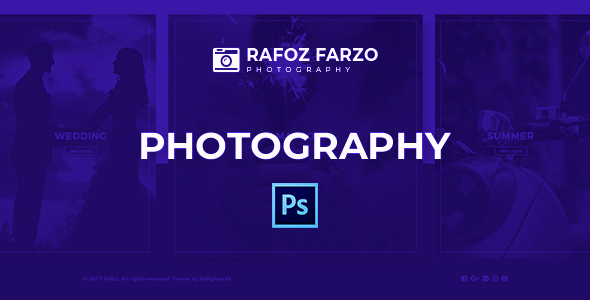 Rafoz - Photography & Portfolio PSD Template