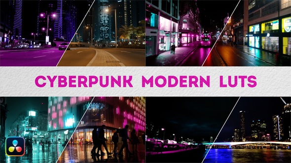 Cyberpunk Modern LUTs | DaVinci Resolve