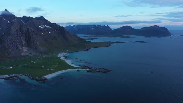 Beatiful Norwegian coastline