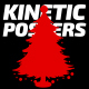 Kinetic Christmas Posters