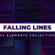 24 Falling Lines Backgrounds
