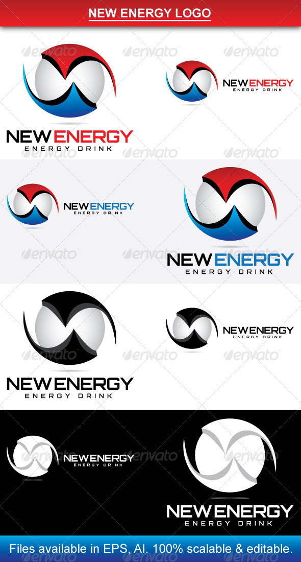 New Energy Logo - Vector Abstract