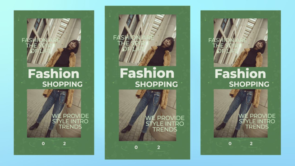 Elegant Vertical Intro Premiere Pro template preview