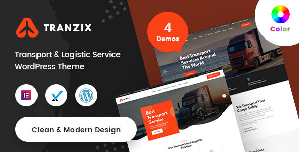 Tranzix- Logistics & Transportation WordPress Theme + RTL
