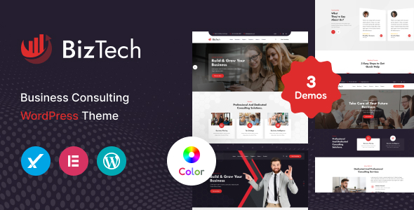 [DOWNLOAD]Biztech - Corporate & Consulting Business  WordPress Theme + RTL