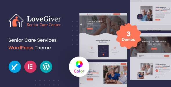 Lovegiver - Senior Care WordPress Theme + RTL