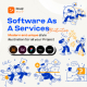 Software As A Services (SaaS) Illustrations