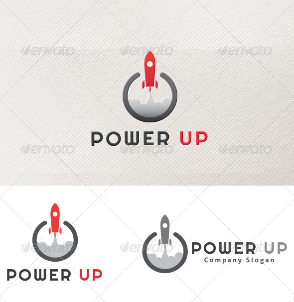 Power Up Logo - Objects Logo Templates