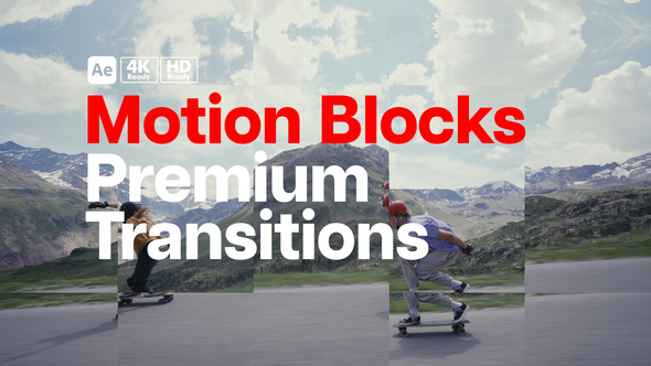 Premium Transitions Motion Blocks Elements template preview