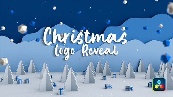 Christmas Snow Logo Reveal