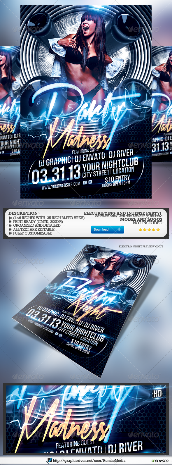 Club Sessions l Party Madness - Clubs & Parties Events
