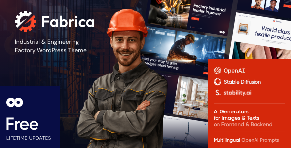 Fabrica - Industrial & Engineering Factory Theme