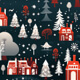 25 Christmas Seamless Pattern Designs for Fabric, Xmas Gift Wrapping or Wallpaper Print