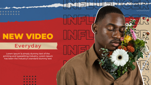 Influencer Promo Premiere Pro template preview