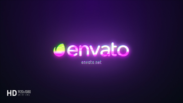 Quick Glitch Logo Reveal Logo Stings template preview