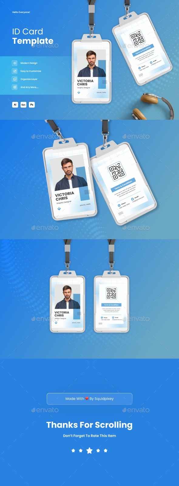 Modern Clean - ID Card