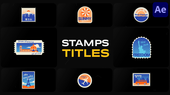 Stamps Titles | After Effects