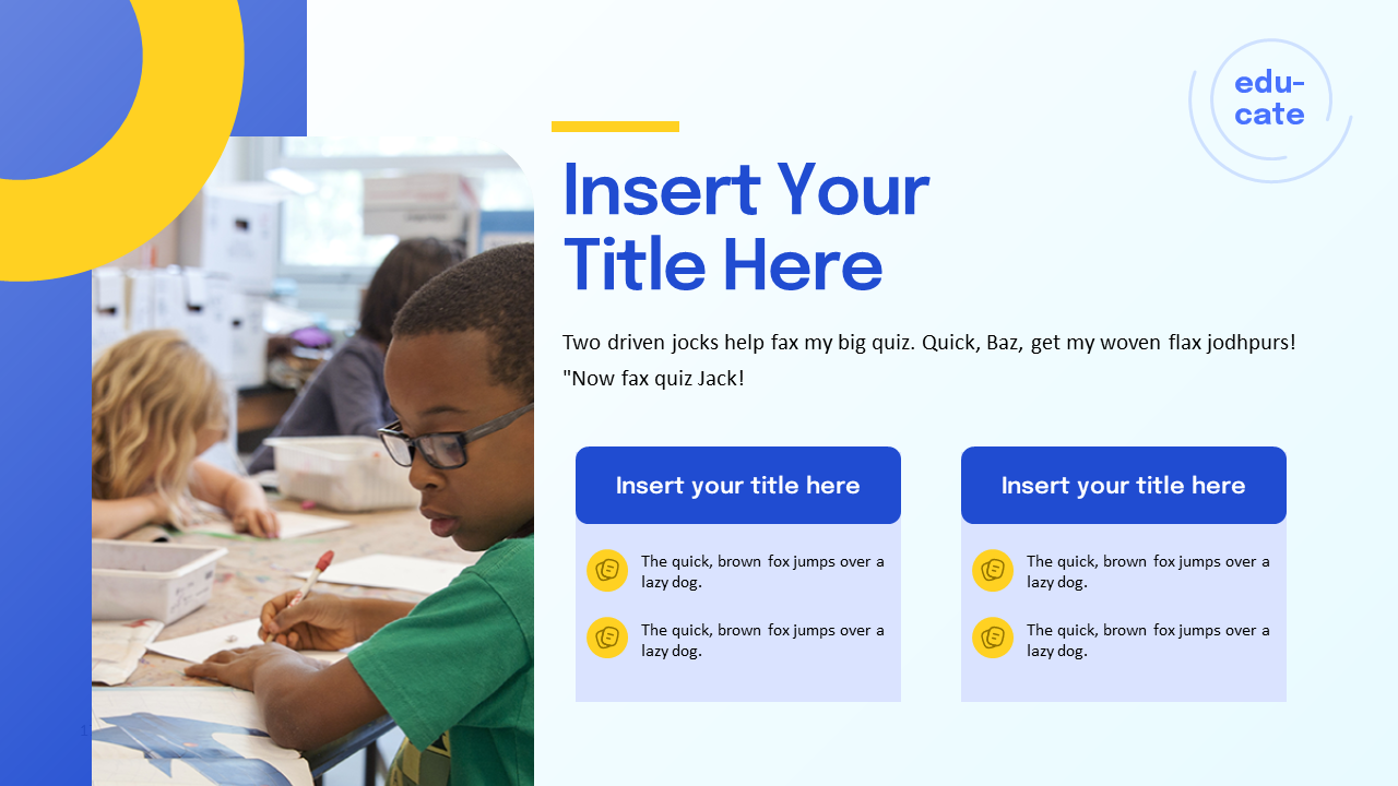 Educafy - Education Keynote Presentation Template, Presentation Templates
