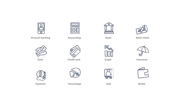 Banking - Outline Icons