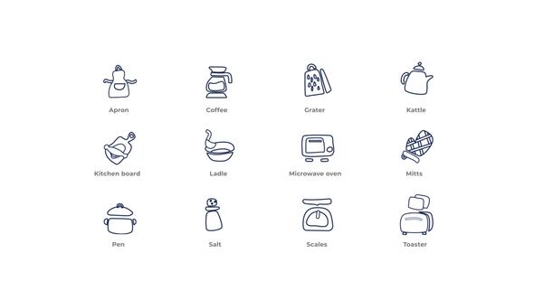 Cooking - Outline Icons