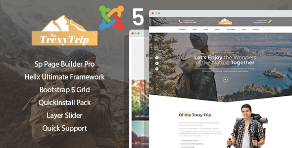 Mountis - Joomla 5 Hiking And Outdoor Club Template