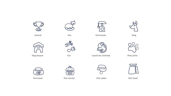 Pet - Outline Icons