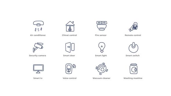 Smart Home - Outline Icons
