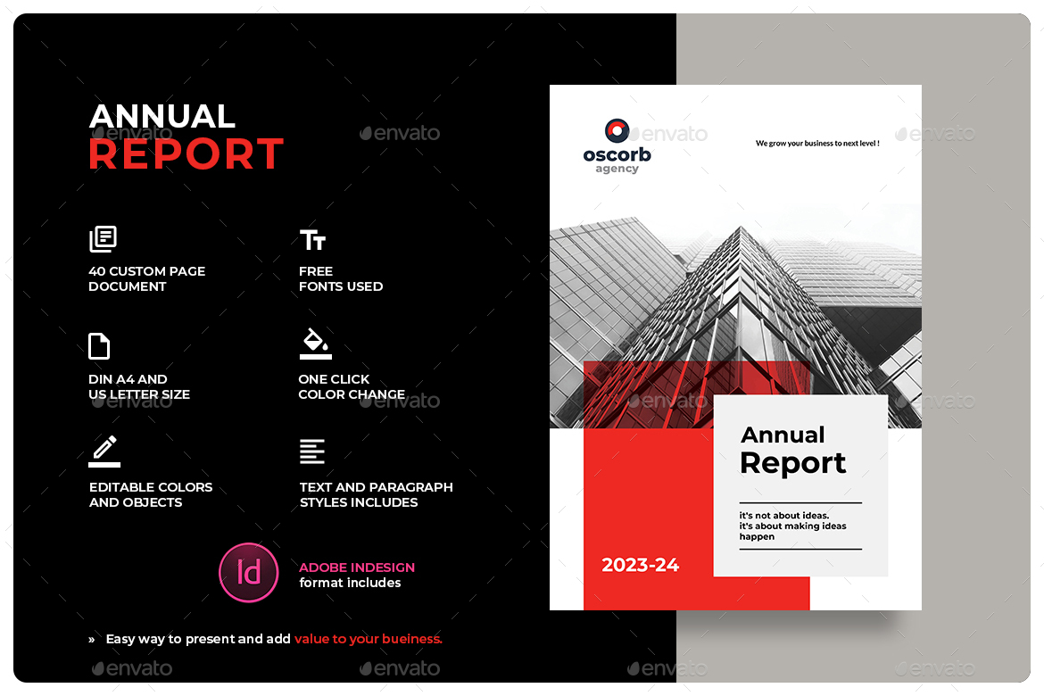 Annual Report, Print Templates | GraphicRiver