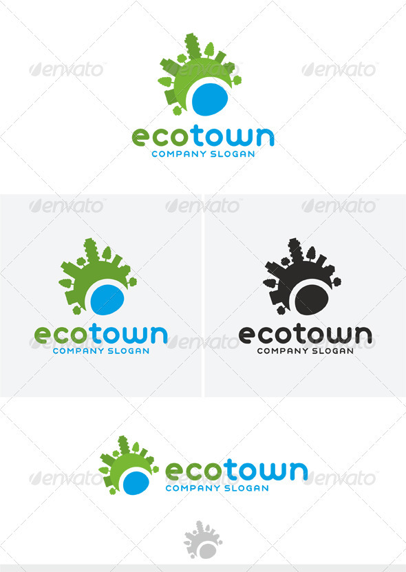 Eco Town Logo - Nature Logo Templates