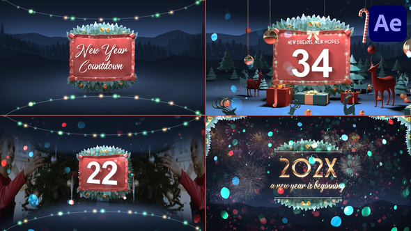 New Year Countdown for After Effects