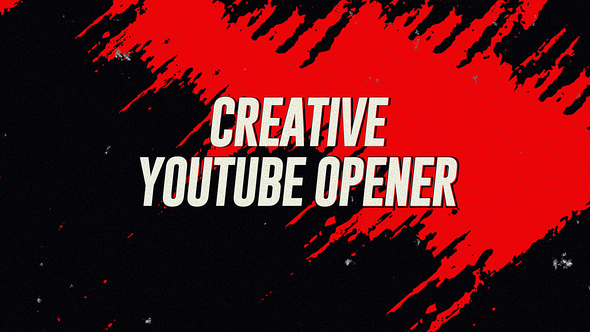 Youtube opener Video Displays template preview
