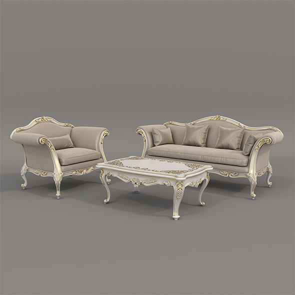 Classic Sofa and Armchair 3