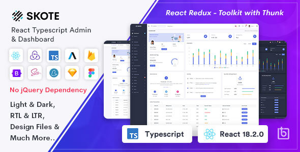 Skote - React Typescript Admin & Dashboard Template