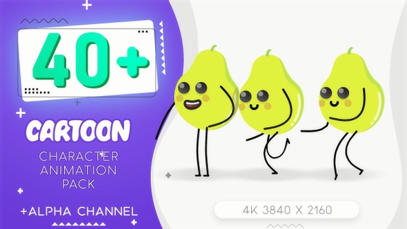 Pear Character Pack