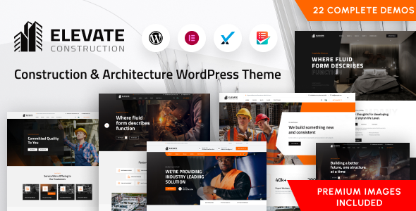 Elevate - Construction WordPress Theme By Reacthemes | ThemeForest