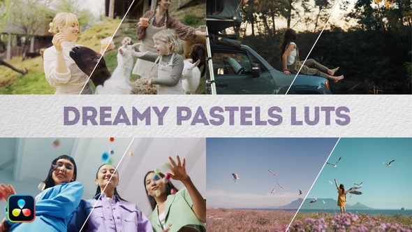 Dreamy Pastels LUTs | DaVinci Resolve