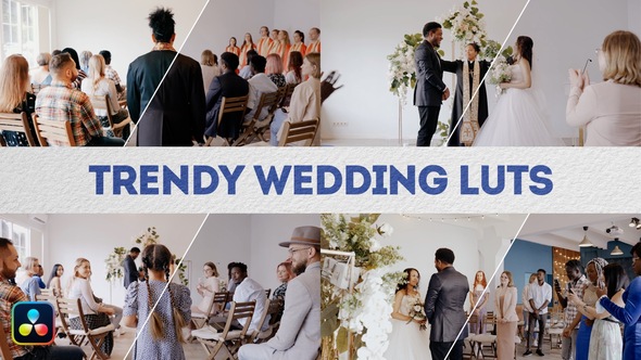Trendy Wedding LUTs | DaVinci Resolve