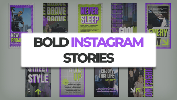 Bold Instagram Stories | AE
