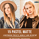 15 Pastel Matte Lightroom Presets