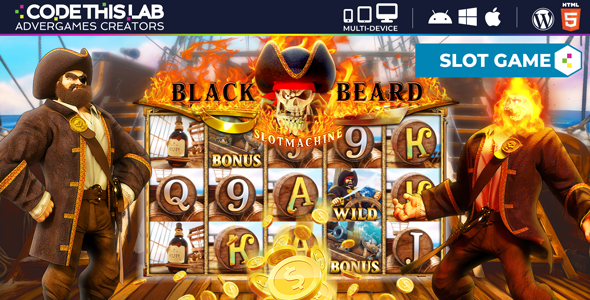 Black Beard Slot Machine - Premium HTML5 Casino Game