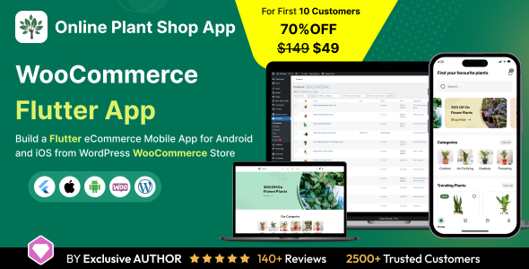 flutter plant shop app banner