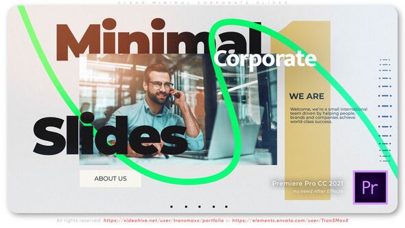 Clean Minimal Corporate Slides