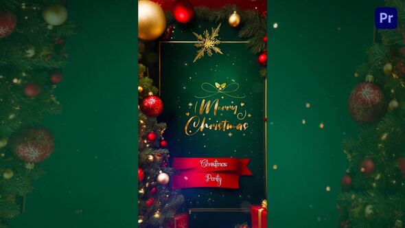 Unique 3D Christmas Greetings Instagram Story