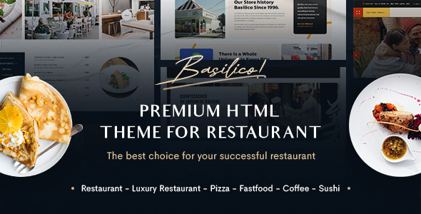 [DOWNLOAD]Basilico - Restaurant HTML Template